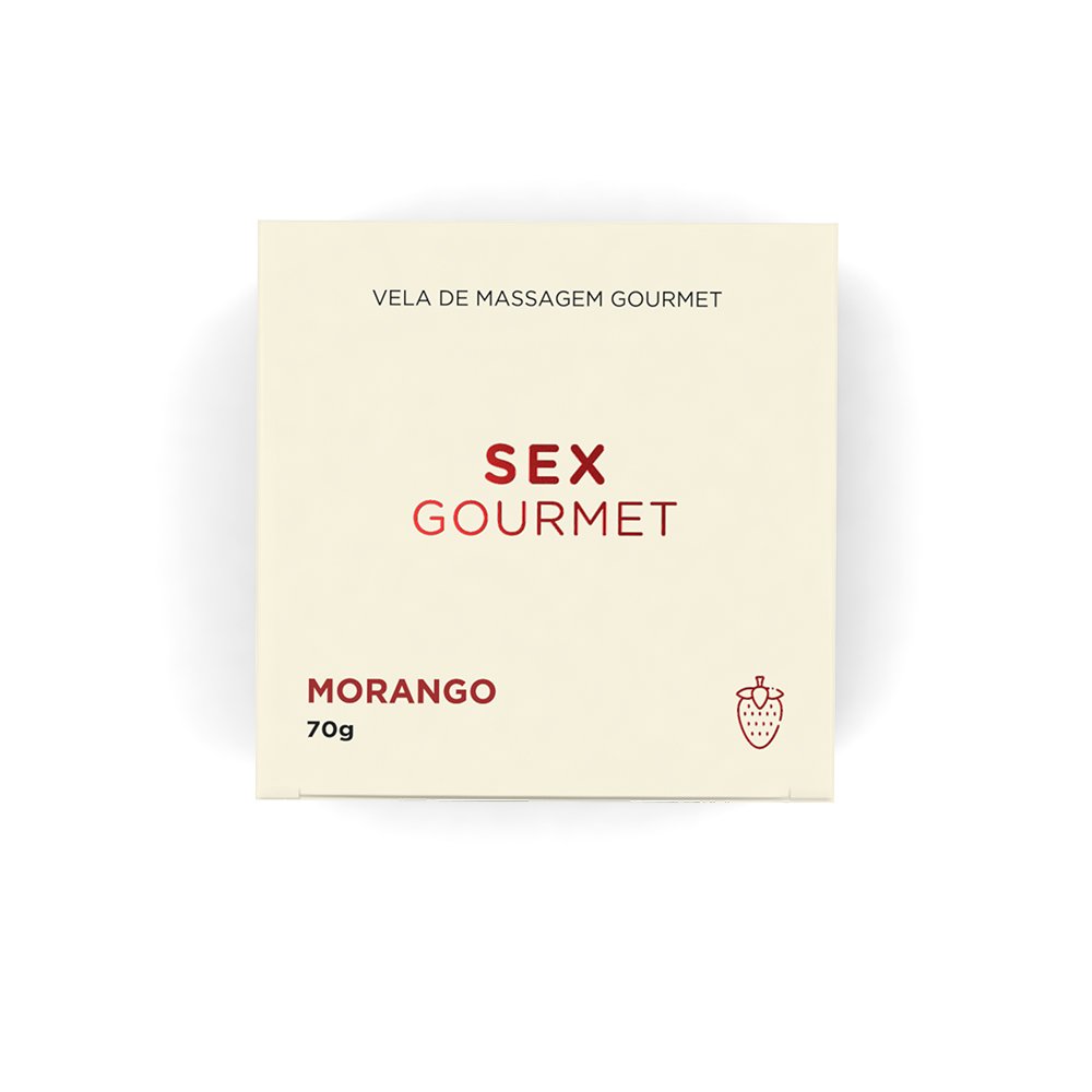 Vela de Massagem Sex Gourmet - Morango