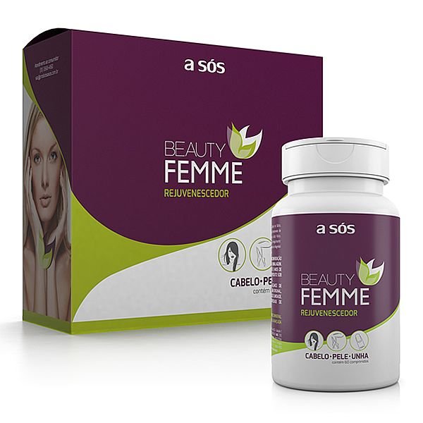 Rejuvenescedor Beauty Femme - Cabelo, Pele e Unha
