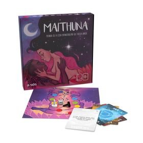 Jogo de Tabuleiro Sensual para Casais Maithuna A Sós