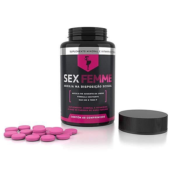 Disposição Sexual Feminina Sex Femme - 60 Comprimidos - Imagem 2