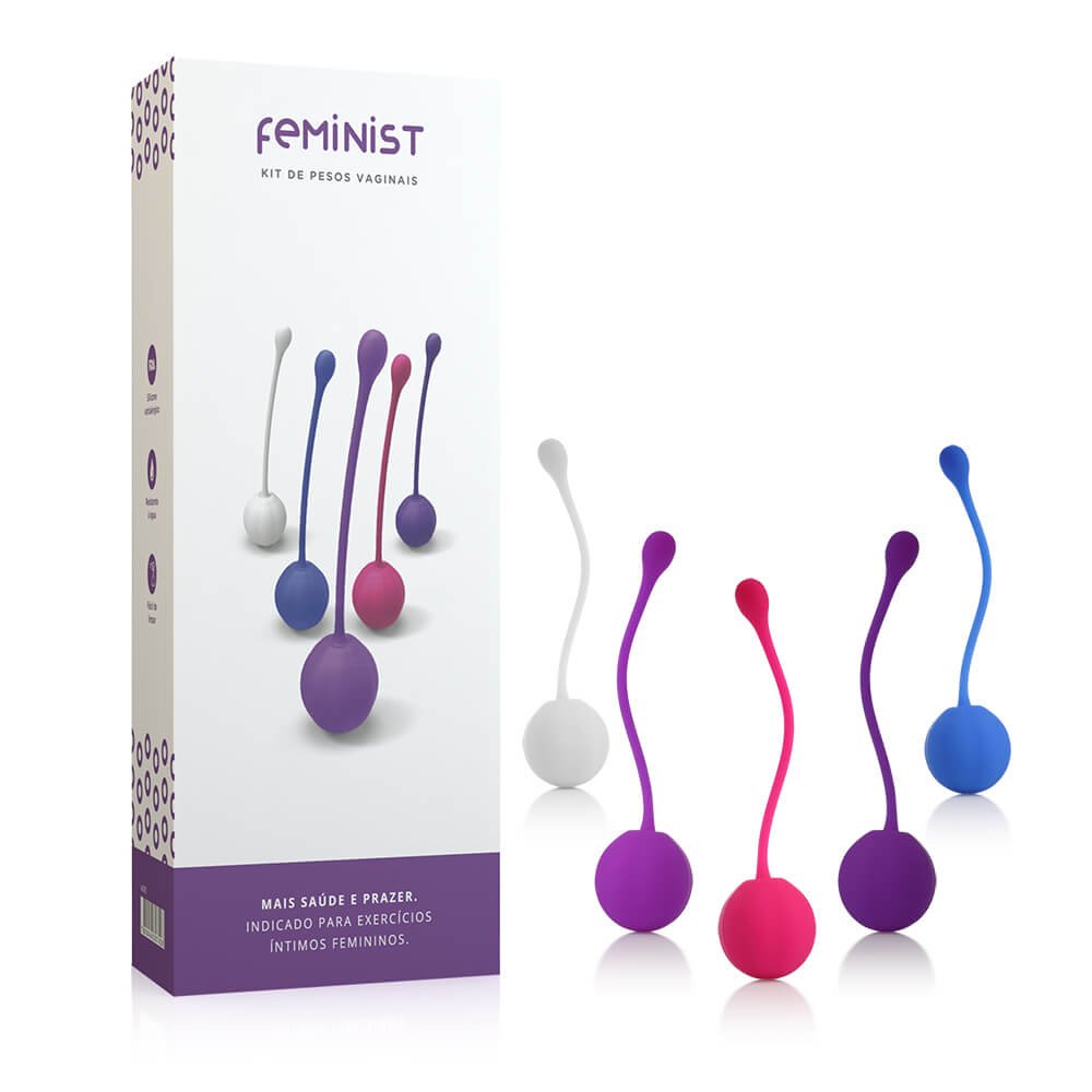 Kit de Pesos Vaginais Feminist