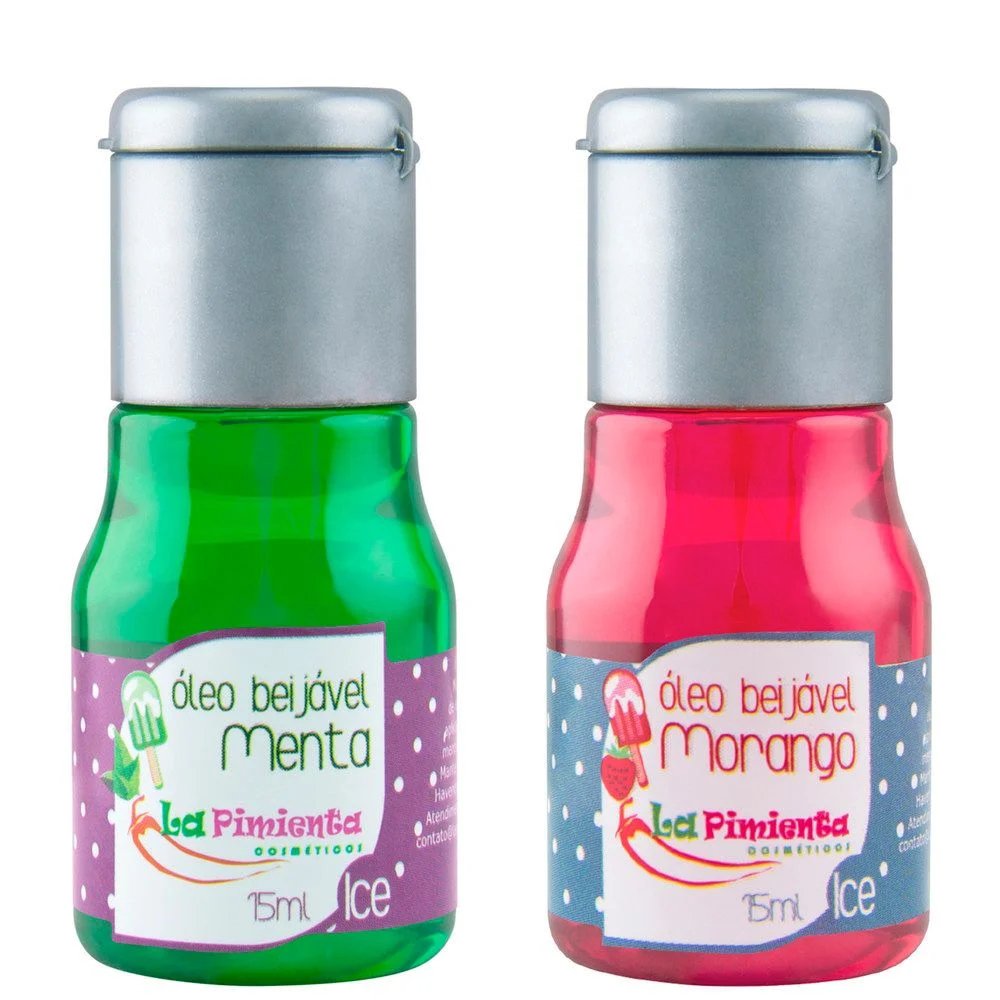 Óleo Beijável para Massagem Ice