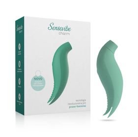 Vibrador e Estimulador de Clitóris Recarregável Sensevibe Charm