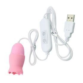 Vibrador Elétrico Simulador Sexo Oral Língua USB 12 MODOS de vibração