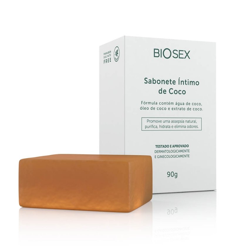 Sabonete Íntimo em Barra Coco Biosex - 90g