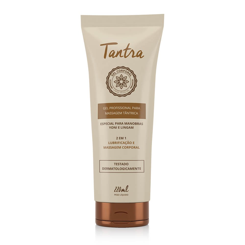 Gel Profissional para Massagem Tântrica Yoni e Lingam - 220 ml