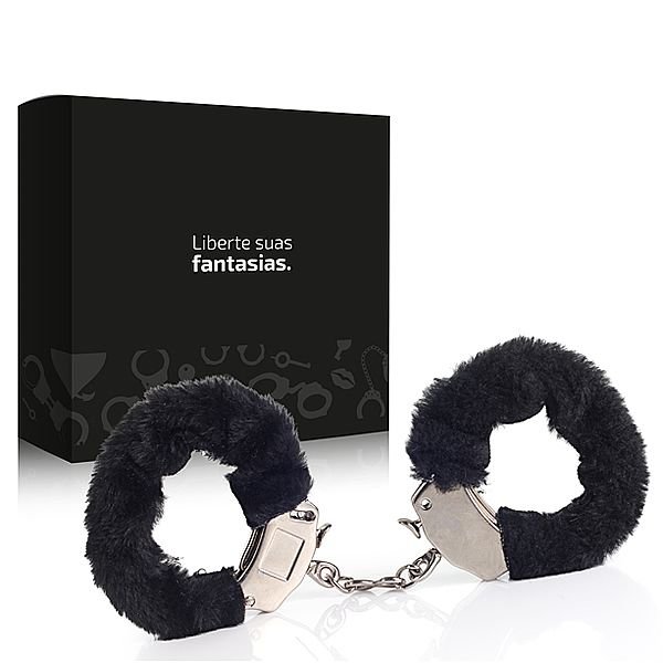 Algema em Metal com Capa em Pelúcia